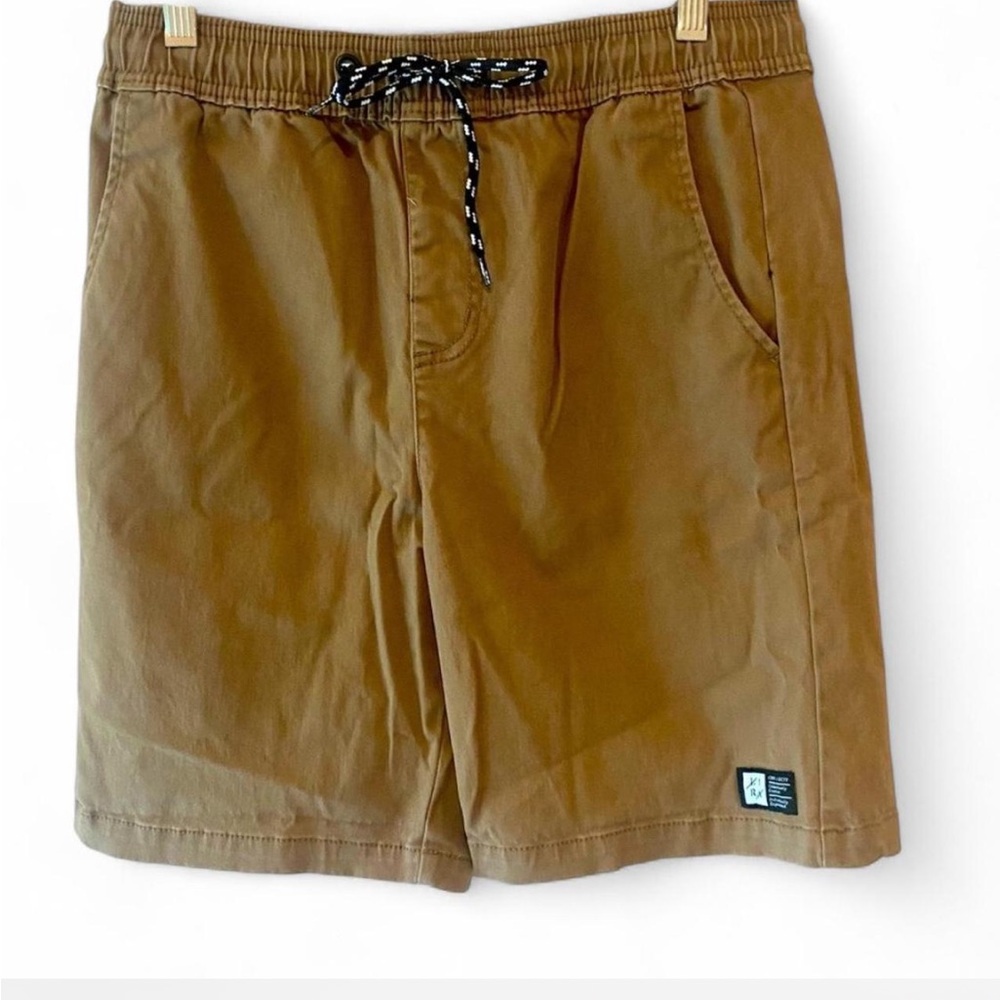 LIRA FOREVER VOLLEY 2.0 BOYS KHAKI SHORTS SIZE SMALL